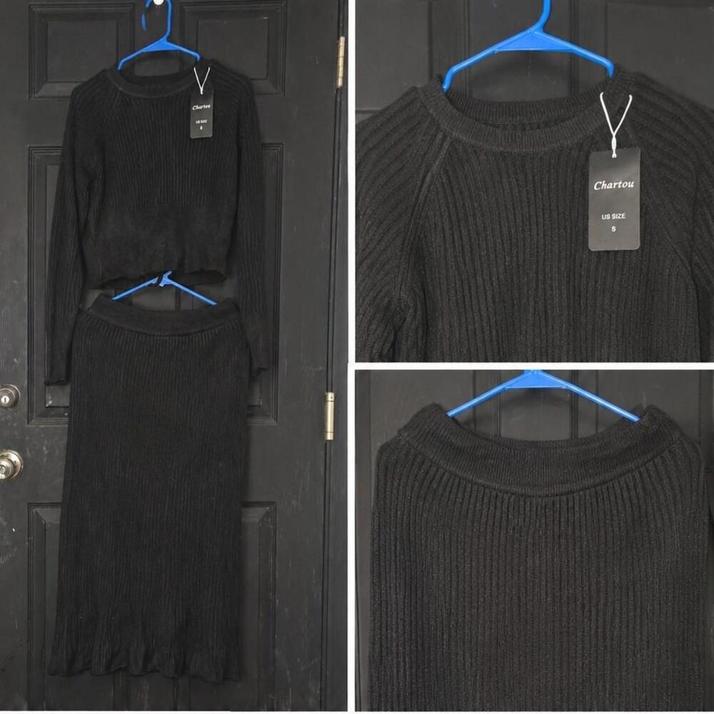 Chartou Women's Black Dress